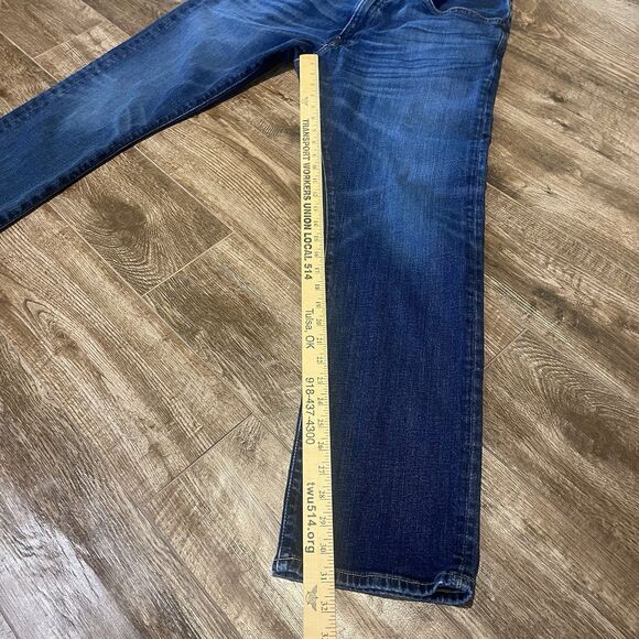 Polo Ralph Lauren Men Jeans 36x31 Blue Denim Pants Varick Slim Straight Stretch - Picture 11 of 13